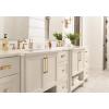 Amerock | Cabinet Cup Pull | Matte Black | 3 inch & 3-3/4 inch (76mm & 96 mm) Center-to-Center | Appoint | 1 Pack | Drawer Pull | Cabinet Handle | Cabinet Hardware(Champagne Bronze)