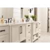 Amerock | Cabinet Cup Pull | Matte Black | 3 inch & 3-3/4 inch (76mm & 96 mm) Center-to-Center | Appoint | 1 Pack | Drawer Pull | Cabinet Handle | Cabinet Hardware(Matte Black)