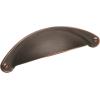 Amerock | Cabinet Cup Pull | Oil Rubbed Bronze | 2-1/2 inch (64 mm) Center to Center | Cup Pulls | 1 Pack | Drawer Pull | Drawer Handle | Cabinet Hardware(Oil Rubbed Bronze)