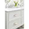 Amerock | Cabinet Cup Pull | Oil Rubbed Bronze | 3 inch. (76 mm) & 4 inch. (102 mm) Center to Center | Ashby | 1 Pack | Drawer Pull | Drawer Handle | Cabinet Hardware(Polished Nickel)