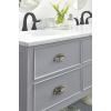 Amerock | Cabinet Cup Pull | Oil Rubbed Bronze | 3 inch. (76 mm) & 4 inch. (102 mm) Center to Center | Ashby | 1 Pack | Drawer Pull | Drawer Handle | Cabinet Hardware(Gunmetal)