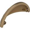 Amerock | Cabinet Cup Pull | Satin Nickel | 3 inch (76 mm) Center to Center | Sea Grass | 1 Pack | Drawer Pull | Drawer Handle | Cabinet Hardware(Golden Champagne)