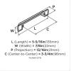 Amerock | Cabinet Cup Pull | Satin Nickel | 3-3/4 inch (96 mm) Center-to-Center | Rochdale | 10 Pack | Drawer Pull | Drawer Handle | Cabinet Hardware(Satin Nickel)