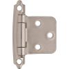 Amerock | Cabinet Hinge | Variable Overlay 𝐇inge | Satin Nickel | 10 Pack | Self-Closing 𝐇inge | Face Mount 𝖧inge | Cabinet Door 𝙷inge