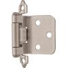 Amerock | Cabinet Hinge | Variable Overlay 𝐇inge | Satin Nickel | 10 Pack | Self-Closing 𝐇inge | Face Mount 𝖧inge | Cabinet Door 𝙷inge
