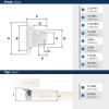 Amerock | Cabinet Hinge | Variable Overlay 𝐇inge | White | 2 Pack | Self-Closing 𝖧inge | Face Mount Ｈinge | Cabinet Door ᕼinge