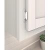 Amerock | Cabinet Hinge | Variable Overlay 𝐇inge | White | 2 Pack | Self-Closing 𝖧inge | Face Mount Ｈinge | Cabinet Door ᕼinge
