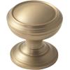 Amerock | Cabinet Knob | Black Bronze | 1-1/4 inch (32 mm) Length | Revitalize | 1 Pack | Drawer Knob | Cabinet Hardware(Golden Champagne)