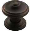 Amerock | Cabinet Knob | Black Bronze | 1-1/4 inch (32 mm) Length | Revitalize | 1 Pack | Drawer Knob | Cabinet Hardware(Oil Rubbed Bronze)