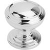 Amerock | Cabinet Knob | Black Bronze | 1-1/4 inch (32 mm) Length | Revitalize | 1 Pack | Drawer Knob | Cabinet Hardware(Polished Chrome)