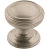 Amerock | Cabinet Knob | Black Bronze | 1-1/4 inch (32 mm) Length | Revitalize | 1 Pack | Drawer Knob | Cabinet Hardware(Satin Nickel)