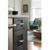 Amerock | Cabinet Knob | Black Bronze | 1-15/16 inch (49 mm) Length | Bar Pulls | 1 Pack | Drawer Knob | Cabinet Hardware(Satin Nickel)