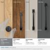 Amerock | Cabinet Knob | Black Bronze | 1-3/16 inch (30 mm) Diameter | Westerly | 1 Pack | Drawer Knob | Cabinet Hardware(Black Bronze)