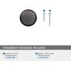 Amerock | Cabinet Knob | Black Bronze | 1-3/16 inch (30 mm) Diameter | Westerly | 1 Pack | Drawer Knob | Cabinet Hardware(Oil Rubbed Bronze)