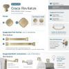 Amerock | Cabinet Knob | Black Bronze | 1-3/4 inch (44 mm) Diameter | Grace Revitalize | 1 Pack | Drawer Knob | Cabinet Hardware(Golden Champagne)
