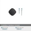 Amerock | Cabinet Knob | Black Bronze | 1-3/4 inch (44 mm) Diameter | Grace Revitalize | 1 Pack | Drawer Knob | Cabinet Hardware(Oil Rubbed Bronze)