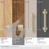 Amerock | Cabinet Knob | Champagne Bronze | 1-1/2 inch (38 mm) Length | Davenport | 1 Pack | Drawer Knob | Cabinet Hardware(Golden Champagne)