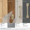Amerock | Cabinet Knob | Champagne Bronze | 1-1/2 inch (38 mm) Length | Mulholland | 1 Pack | Drawer Knob | Cabinet Hardware(Golden Champagne)