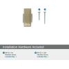 Amerock | Cabinet Knob | Champagne Bronze | 1-1/2 inch (38 mm) Length | Mulholland | 1 Pack | Drawer Knob | Cabinet Hardware(Golden Champagne)