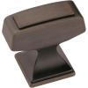 Amerock | Cabinet Knob | Champagne Bronze | 1-1/2 inch (38 mm) Length | Mulholland | 1 Pack | Drawer Knob | Cabinet Hardware(Gunmetal)