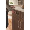 Amerock | Cabinet Knob | Clear/Oil-Rubbed Bronze | 1-3/4 inch (44 mm) Diameter | Glacio | 1 Pack | Drawer Knob | Cabinet Hardware(Clear/Black Bronze)