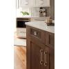 Amerock | Cabinet Knob | Clear/Oil-Rubbed Bronze | 1-3/4 inch (44 mm) Diameter | Glacio | 1 Pack | Drawer Knob | Cabinet Hardware(Clear/Black Bronze)