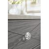 Amerock | Cabinet Knob | Clear/Oil-Rubbed Bronze | 1-3/4 inch (44 mm) Diameter | Glacio | 1 Pack | Drawer Knob | Cabinet Hardware(Clear/Polished Chrome)