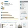 Amerock | Cabinet Knob | Golden Champagne | 1-3/16 inch (30 mm) Length | Monument | 1 Pack | Drawer Knob | Cabinet Hardware(Golden Champagne)