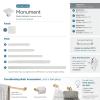 Amerock | Cabinet Knob | Golden Champagne | 1-3/16 inch (30 mm) Length | Monument | 1 Pack | Drawer Knob | Cabinet Hardware(Polished Nickel)