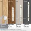 Amerock | Cabinet Knob | Marble White/Oil-Rubbed Bronze | 2-1/2 inch (64 mm) Length | Carrione | 1 Pack | Drawer Knob | Cabinet Hardware(Marble White/Golden Champagne)