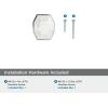 Amerock | Cabinet Knob | Marble White/Oil-Rubbed Bronze | 2-1/2 inch (64 mm) Length | Carrione | 1 Pack | Drawer Knob | Cabinet Hardware(Marble White/Polished Chrome)