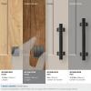 Amerock | Cabinet Knob | Matte Black | 1-1/2 inch (38 mm) Length | Davenport | 1 Pack | Drawer Knob | Cabinet Hardware(Matte Black)
