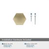 Amerock | Cabinet Knob | Matte Black | 1-1/4 inch (32 mm) Diameter | Caliber | 1 Pack | Drawer Knob | Cabinet Hardware(Golden Champagne)