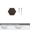 Amerock | Cabinet Knob | Matte Black | 1-1/4 inch (32 mm) Diameter | Caliber | 1 Pack | Drawer Knob | Cabinet Hardware(Oil Rubbed Bronze)