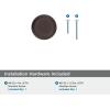 Amerock | Cabinet Knob | Matte Black | 1-1/4 inch (32 mm) Diameter | Surpass | 1 Pack | Drawer Knob | Cabinet Hardware(Oil Rubbed Bronze)