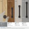 Amerock | Cabinet Knob | Matte Black | 1-1/4 inch (32 mm) Diameter | Surpass | 1 Pack | Drawer Knob | Cabinet Hardware(Oil Rubbed Bronze)