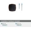 Amerock | Cabinet Knob | Matte Black | 1-1/4 inch (32 mm) Length | Stature | 1 Pack | Drawer Knob | Cabinet Hardware(Oil Rubbed Bronze)