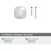 Amerock | Cabinet Knob | Matte Black | 1-1/4 inch (32 mm) Length | Stature | 1 Pack | Drawer Knob | Cabinet Hardware(Polished Nickel)
