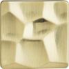 Amerock | Cabinet Knob | Matte Black | 1-3/16 inch (30 mm) Length | Kamari | 1 Pack | Drawer Knob | Cabinet Hardware(Golden Champagne)