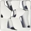 Amerock | Cabinet Knob | Matte Black | 1-3/16 inch (30 mm) Length | Kamari | 1 Pack | Drawer Knob | Cabinet Hardware(Polished Nickel)