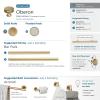 Amerock | Cabinet Knob | Matte Black | 1-3/8 inch (35 mm) Diameter | Oberon | 1 Pack | Drawer Knob | Cabinet Hardware(Champagne Bronze)