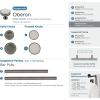 Amerock | Cabinet Knob | Matte Black | 1-3/8 inch (35 mm) Diameter | Oberon | 1 Pack | Drawer Knob | Cabinet Hardware(Gunmetal/Frosted)