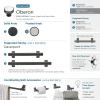 Amerock | Cabinet Knob | Matte Black | 1-3/8 inch (35 mm) Diameter | Oberon | 1 Pack | Drawer Knob | Cabinet Hardware(Matte Black/Frosted)