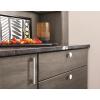 Amerock | Cabinet Knob | Matte Black | 1-3/8 inch (35 mm) Diameter | Versa | 1 Pack | Drawer Knob | Cabinet Hardware(Polished Chrome)