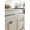 Amerock | Cabinet Knob | Matte Black | 2-3/8 inch (60 mm) Length | Remington | 1 Pack | Drawer Knob | Cabinet Hardware(Matte Black)