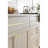 Amerock | Cabinet Knob | Matte Black | 2-3/8 inch (60 mm) Length | Remington | 1 Pack | Drawer Knob | Cabinet Hardware(Matte Gold)