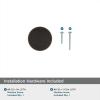 Amerock | Cabinet Knob | Oil Rubbed Bronze | 1-1/4 inch (32 mm) Diameter | Renown | 1 Pack | Drawer Knob | Cabinet Hardware(Oil Rubbed Bronze)