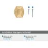 Amerock | Cabinet Knob | Oil Rubbed Bronze | 2-1/2 inch (64 mm) Length | St. Vincent | 1 Pack | Drawer Knob | Cabinet Hardware(Champagne Bronze)