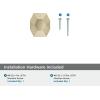 Amerock | Cabinet Knob | Oil Rubbed Bronze | 2-1/2 inch (64 mm) Length | St. Vincent | 1 Pack | Drawer Knob | Cabinet Hardware(Golden Champagne)