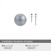 Amerock | Cabinet Knob | Polished Chrome | 1-1/4 inch (32 mm) Diameter | Ravino | 1 Pack | Drawer Knob | Cabinet Hardware(Polished Chrome)